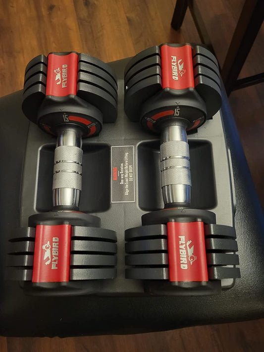 Flybird adjustable dumbbells