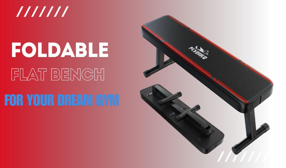 An Absolute Home Gym Essential: Foldable Flat Weight Bench 