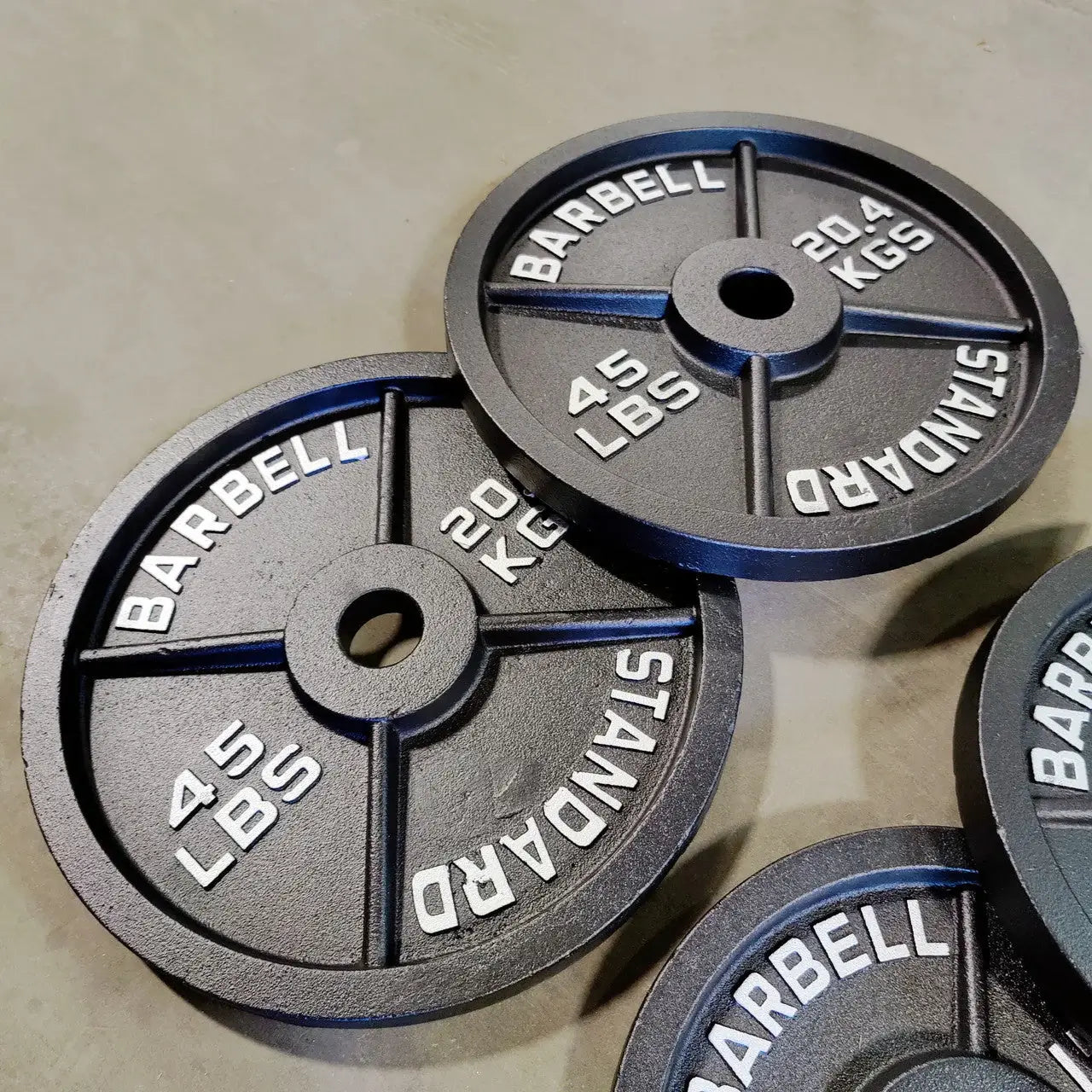 Flybird Olympic Weight Plates Cast Iron 2-Inch | 45LBS| 1 Piece