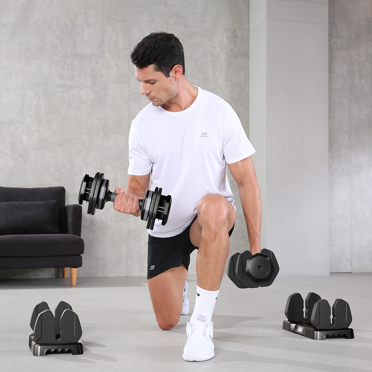 FLYBIRD Adjustable Dumbbells 25 LBS (2 pieces) (2023 New Version)