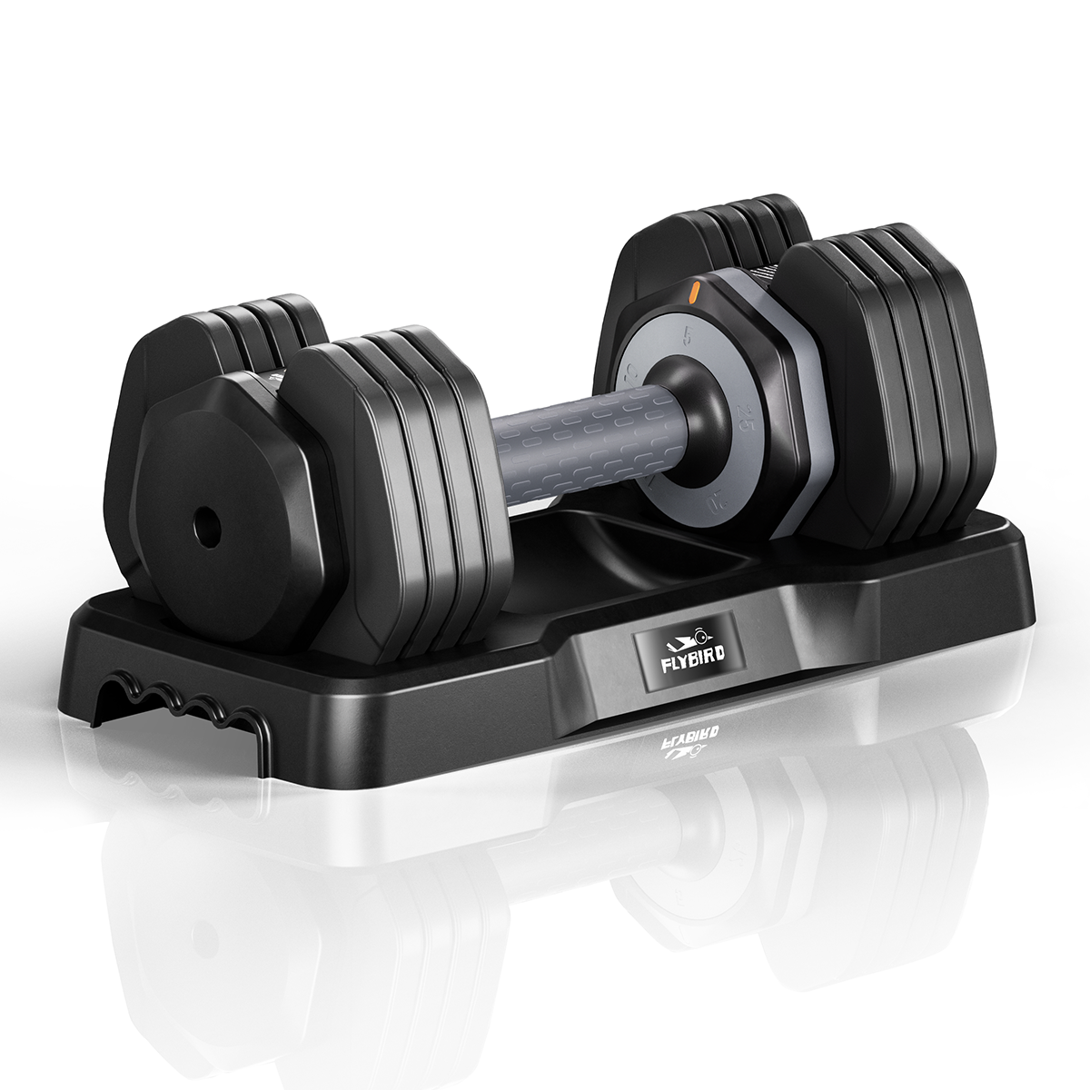 FLYBIRD Adjustable Dumbbells 25 LBS (2 pieces) (2023 New Version)