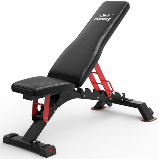 FLYBIRD Pro Weight Bench (Updated With Wheels)