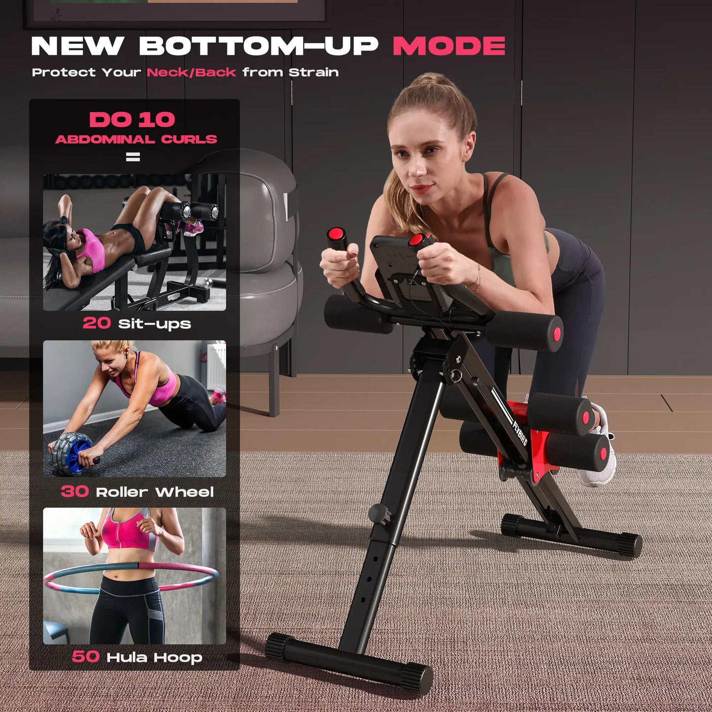 FLYBIRD Foldable Ab Machine