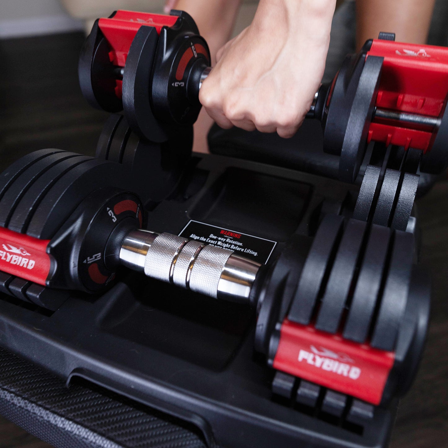 Set of Flybird Adjustable Dumbbells 15lbs