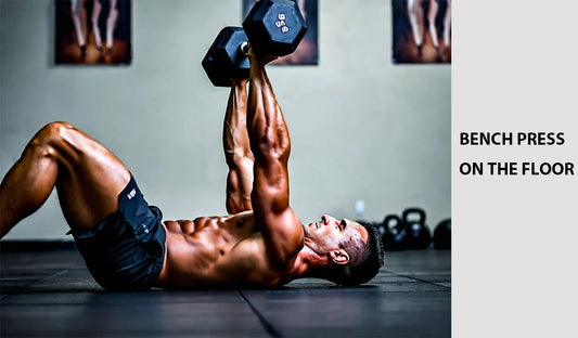 dumbbell bench on the floor