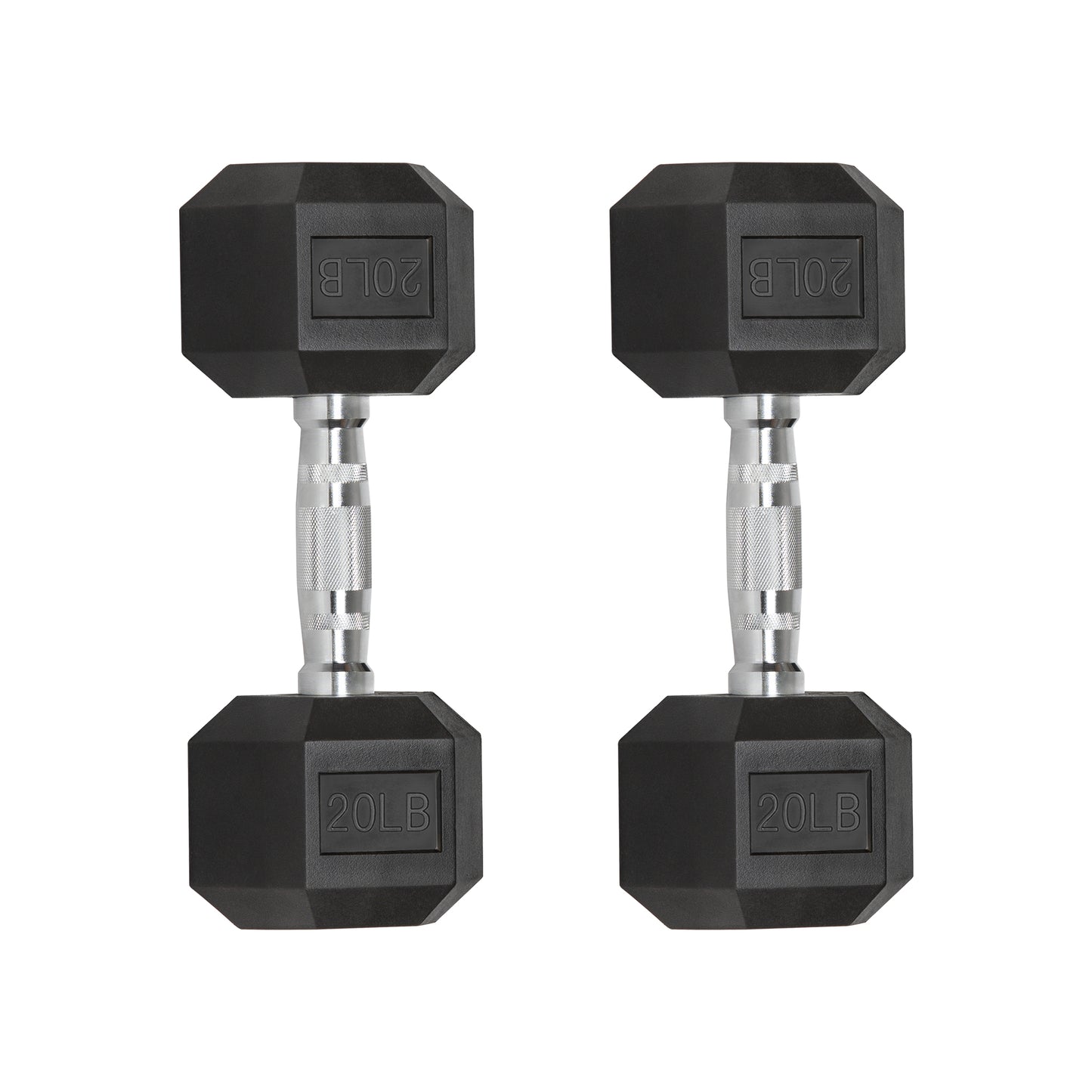 Flybird Rubber Hex Dumbbells