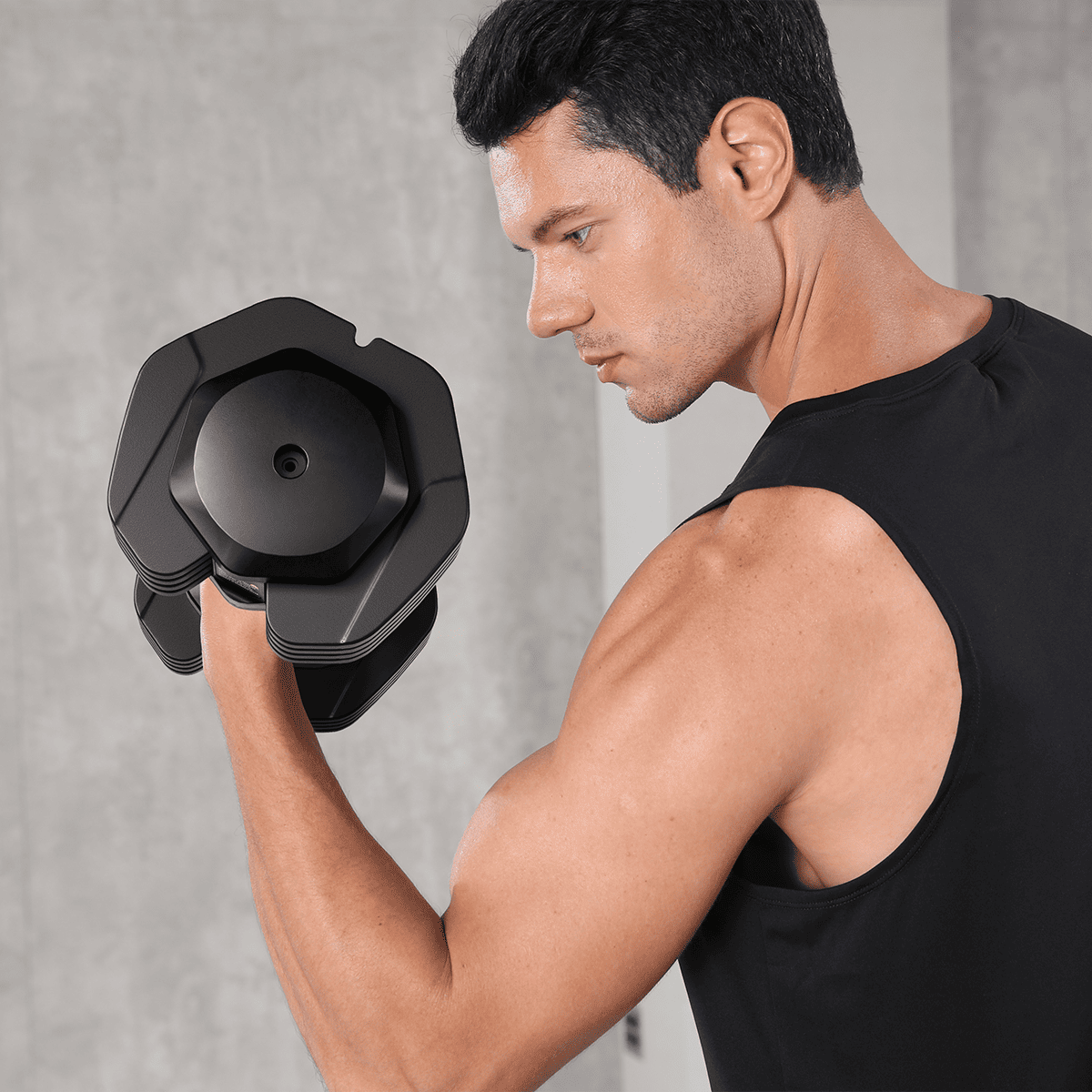 25lbs adjustable dumbbell workout