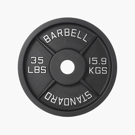 Flybird Olympic Weight Plates Cast Iron 2-Inch | 35LBS| 1 Piece