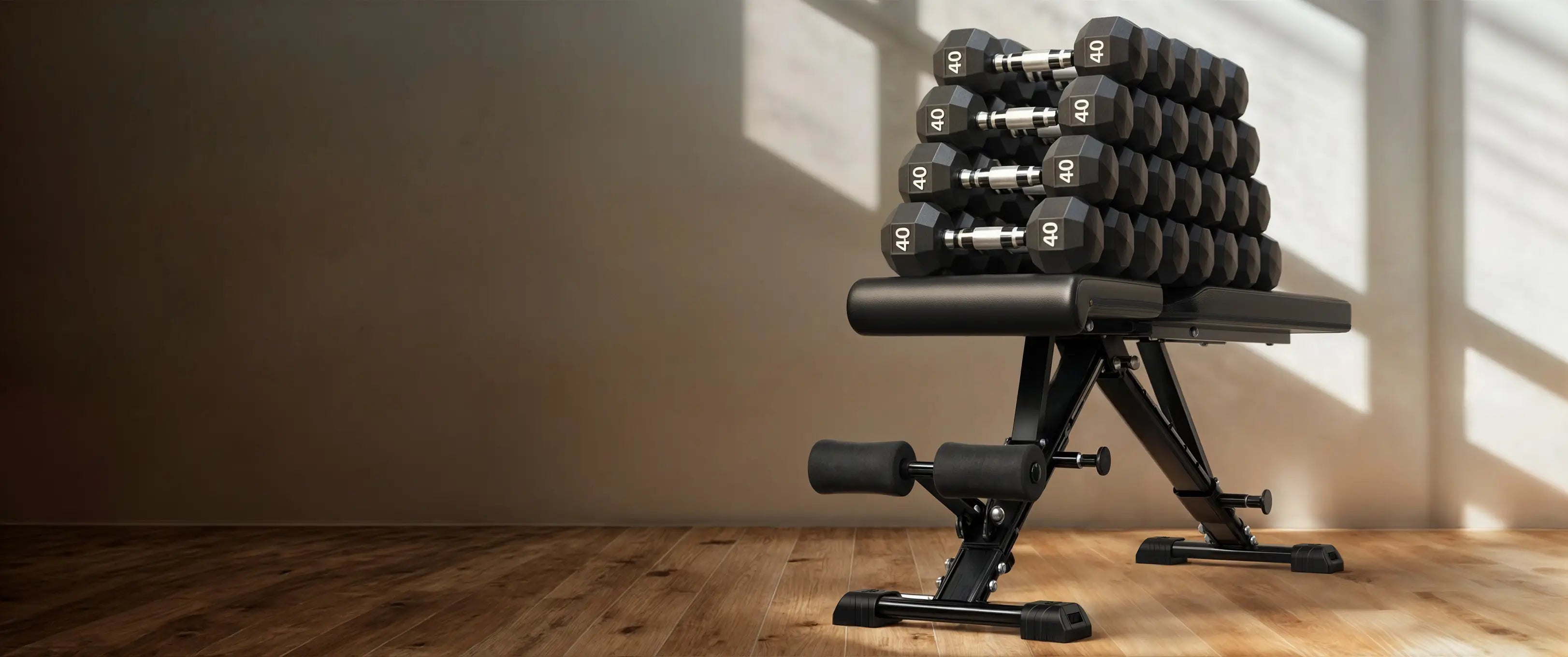 FB149 adjustable weight bench - sleek design and high capacity