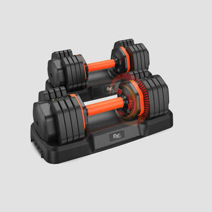 FLYBIRD 55Lbs Adjustable Dumbbell Pair