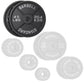 Flybird Olympic Weight Plates Cast Iron 2-Inch | 45LBS| 1 Piece