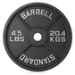 Flybird Olympic Weight Plates Cast Iron 2-Inch | 45LBS| 1 Piece
