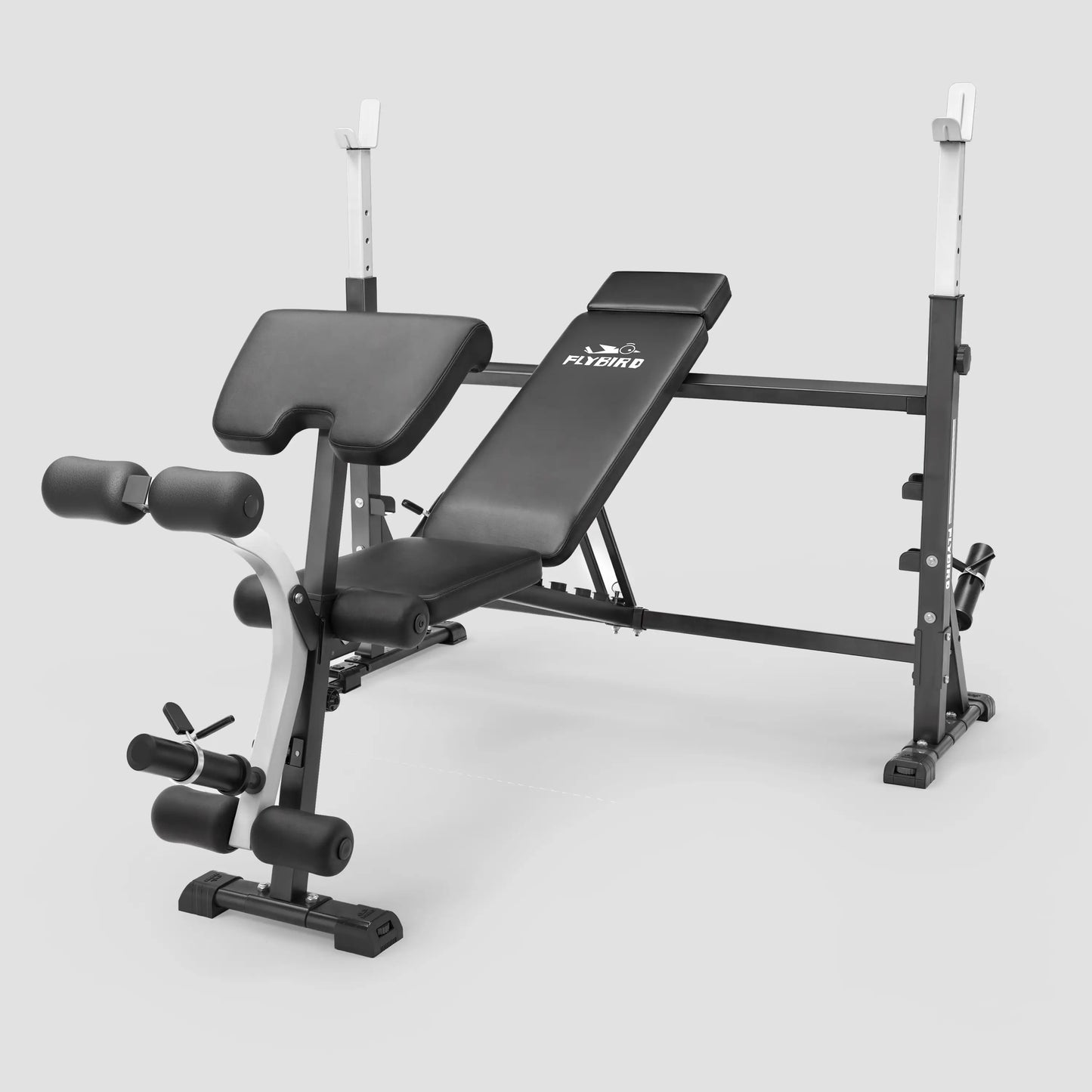 Flybird Adjustable Olympic Weight Bench-47" Barbell Rack