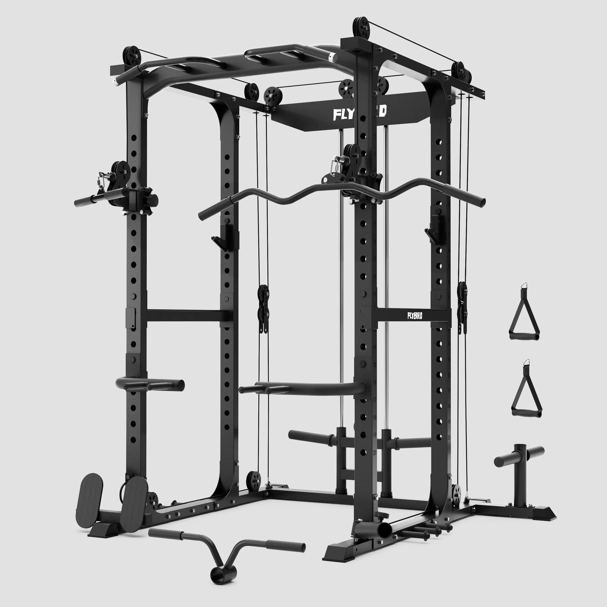 Flybird All In One Power Rack with Pulley System Flybird Fitness