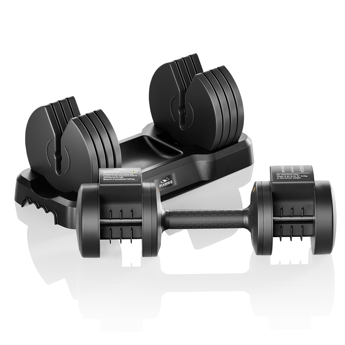 Flybird adjustable Dumbbell 55lbs Set