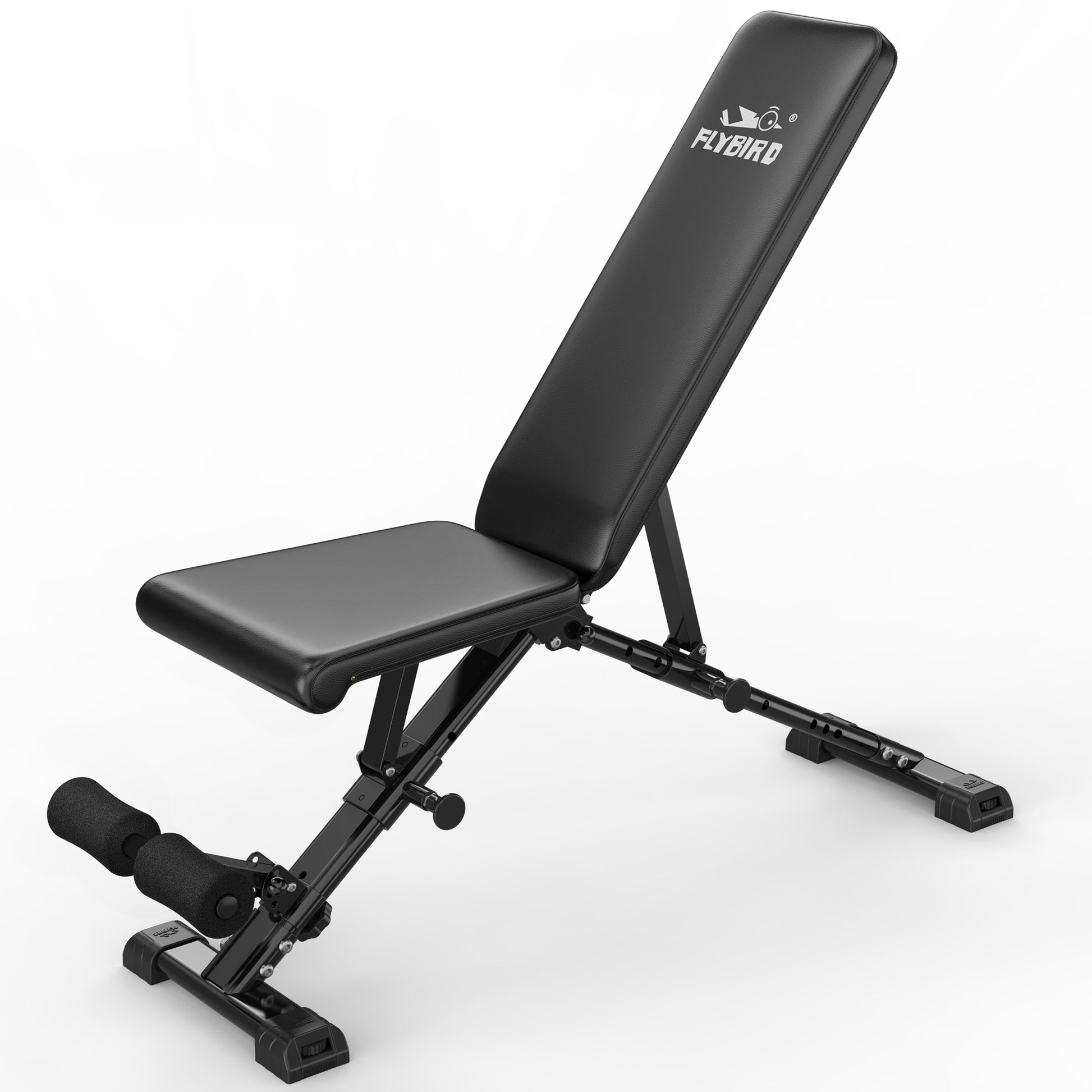 FLYBIRD Adjustable Weight Bench,Utility Workout Bench for Full Body  Workout- Multi-Purpose Foldable incline/decline Bench