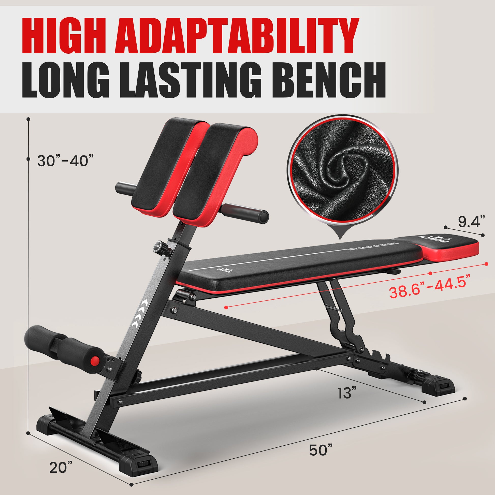 FLYBIRD Adjustable Weight Bench, Workout Benches for Home Gym, Sturdy  Durable Comfortable Bench for Dumbbell Exercise Full Body Workout :  : Sports, Fitness & Outdoors