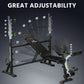 Flybird Adjustable Olympic Weight Bench-47" Barbell Rack