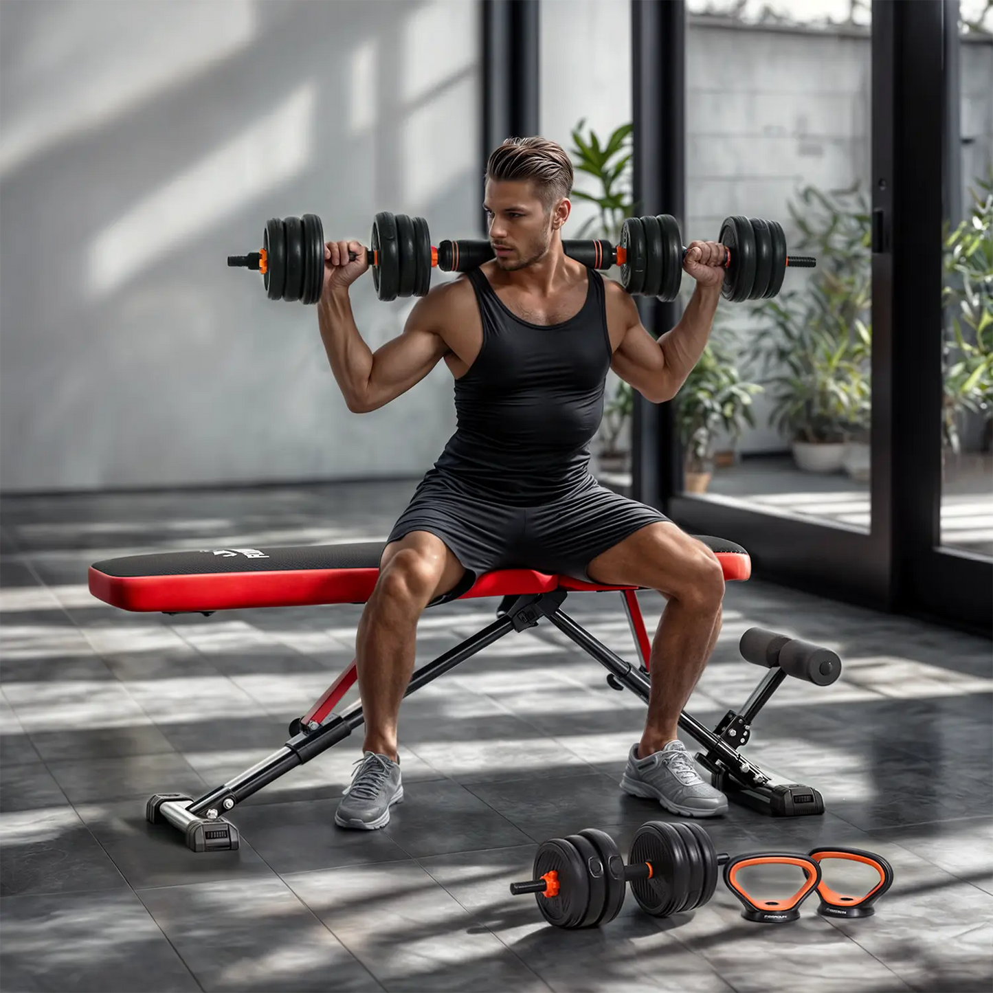 FLYBIRD Foldable Adjustable Weight Bench FB299