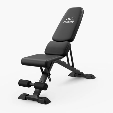 FLYBIRD Adjustable Weight Bench with Lumbar Support WP129