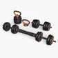 FLYBIRD 4 in 1 Adjustable Dumbbell Kettlebell Weight Set