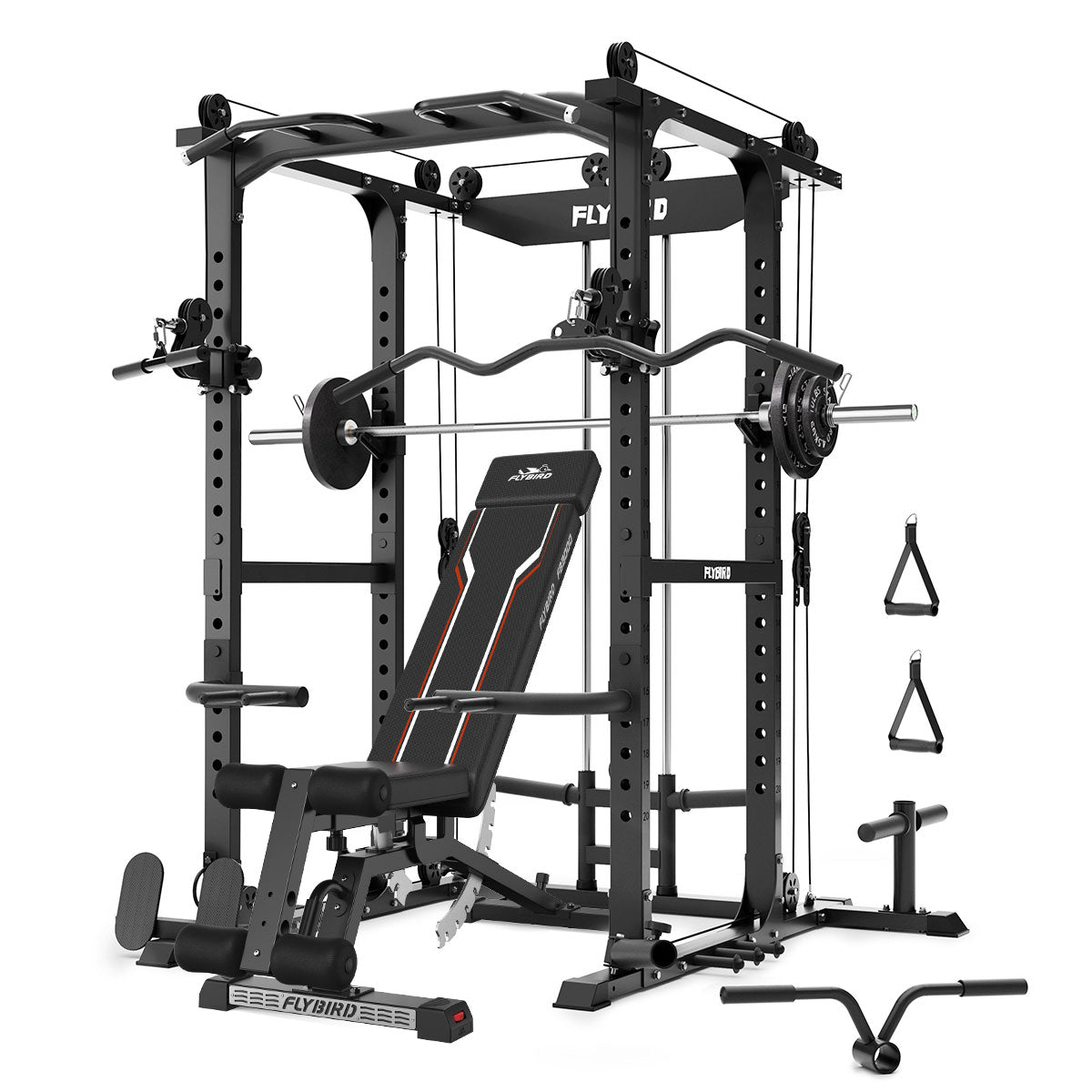 Flybird Power Rack Set For Limited Gym Space