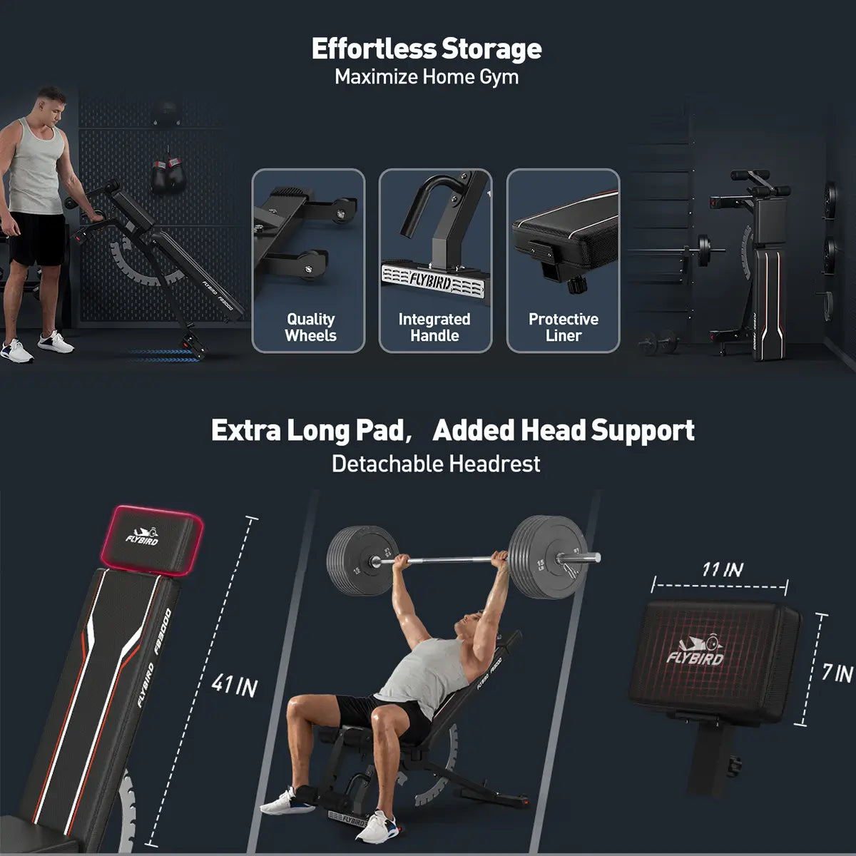 Flybird Power Rack Set For Limited Gym Space