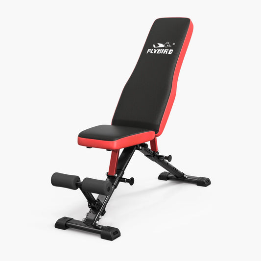 foldable adjustable weight bench with leg extension