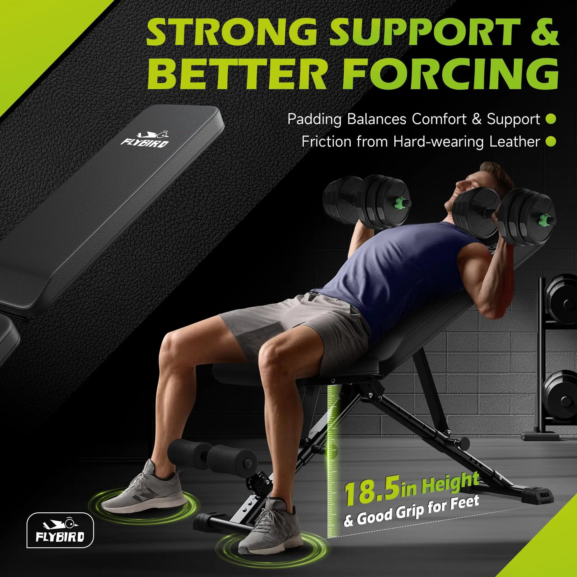 Flybird adjustable weight bench sale