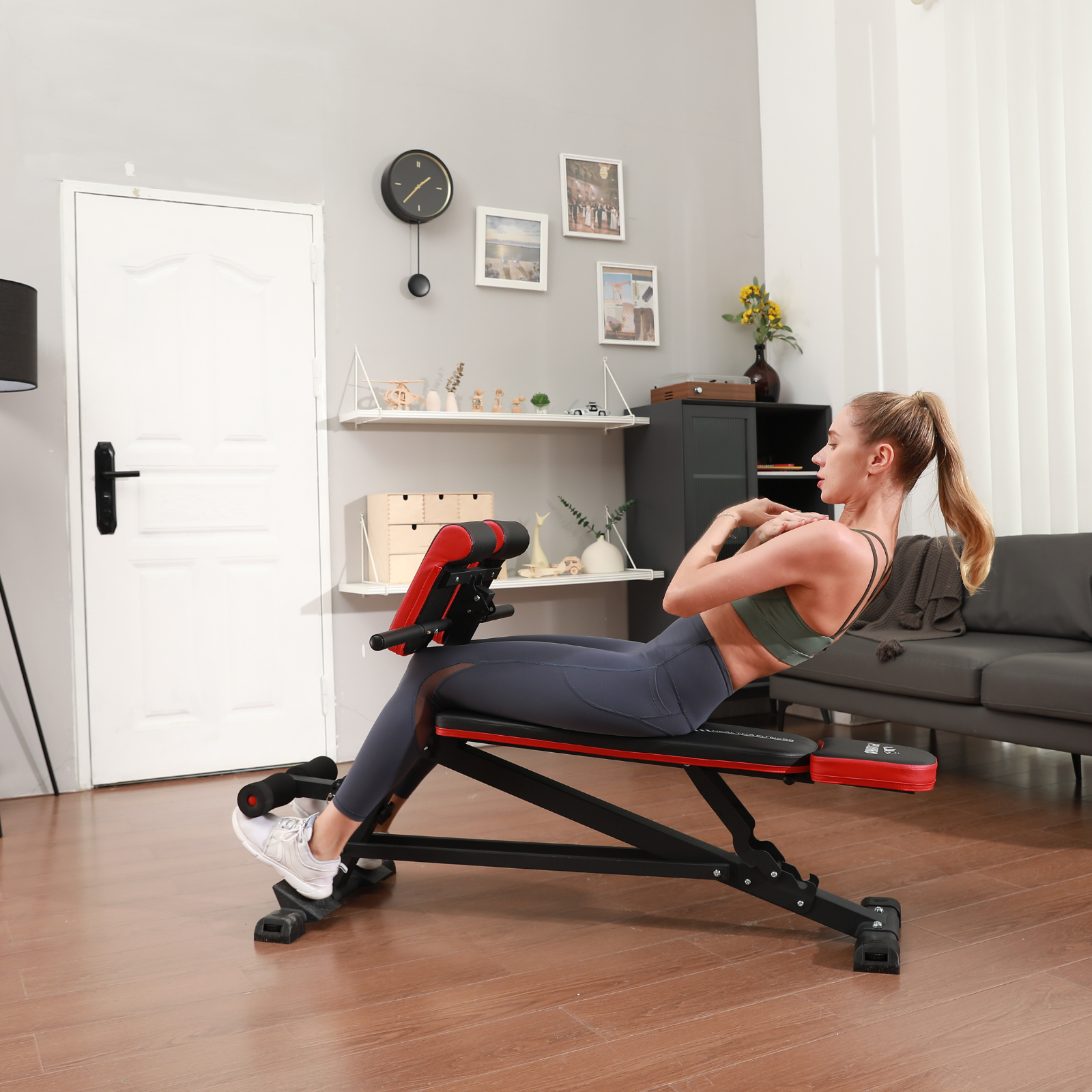 FLYBIRD MultiFunctional Roman Chair Adjustable Weight Bench