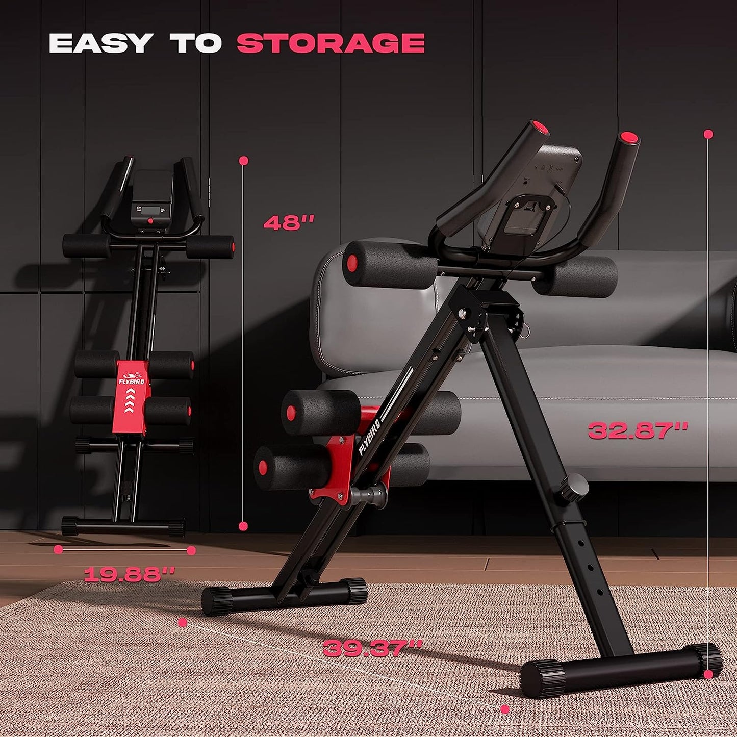 FLYBIRD Foldable Ab Machine