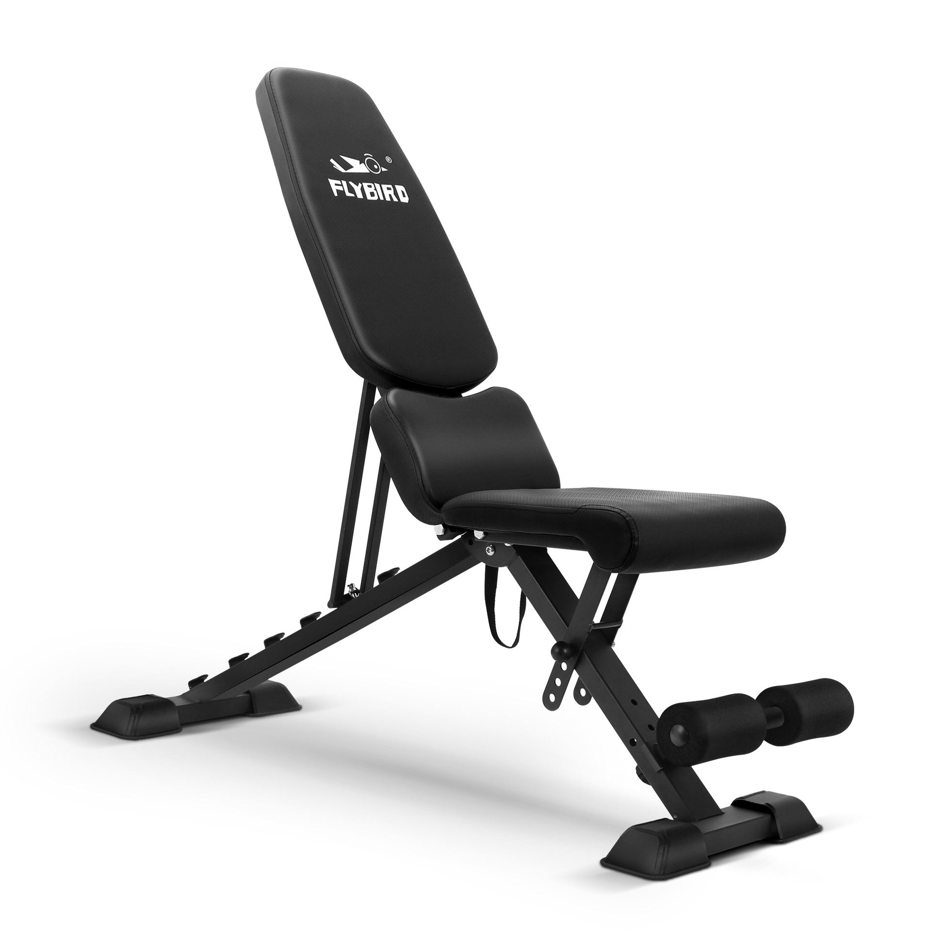 FLYBIRD Adjustable Weight Bench with Lumbar Support WP129