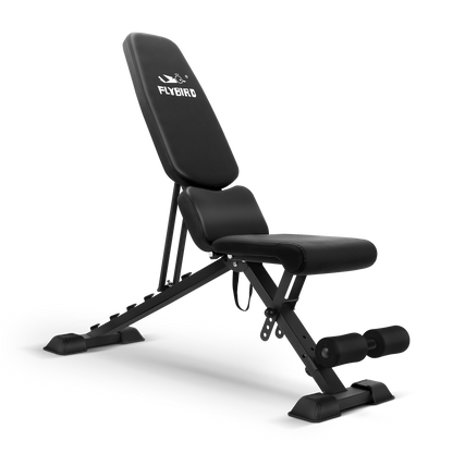 FLYBIRD Adjustable Weight Bench with Lumbar Support WP129